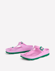 Lyla Toe Post Sandals-Pink/Green / Boden Discount