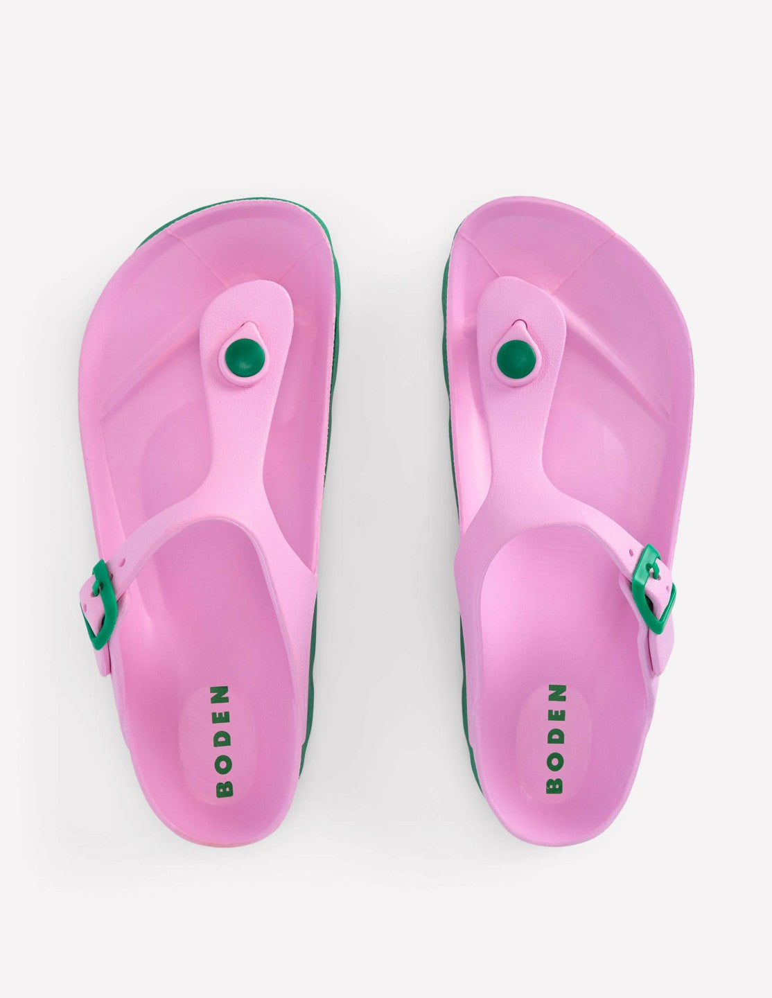 Lyla Toe Post Sandals-Pink/Green / Boden Discount