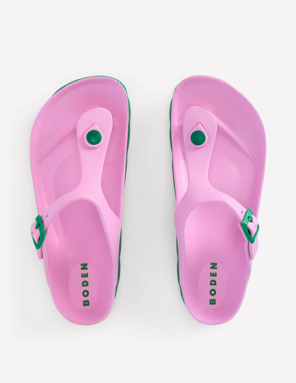 Lyla Toe Post Sandals-Pink/Green / Boden Discount