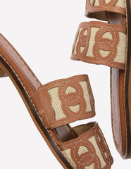 Interlocked Flat Sandal-Tan / Boden