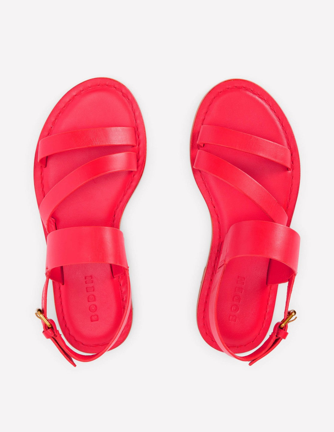 Asymmetric Sandal-Red / Boden Sale