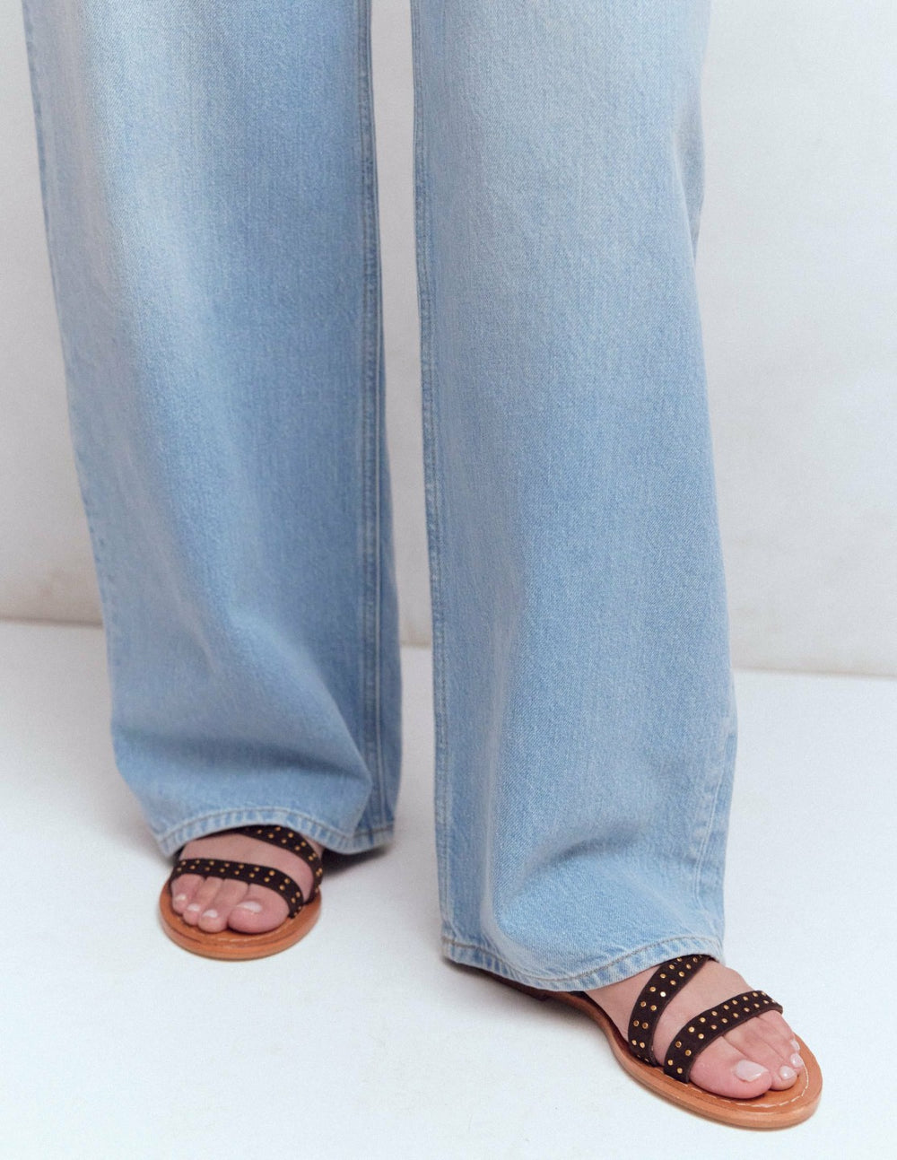 Asymmetric Sandal-Bitter Chocolate / Boden Outlet