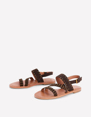 Asymmetric Sandal-Bitter Chocolate / Boden Outlet