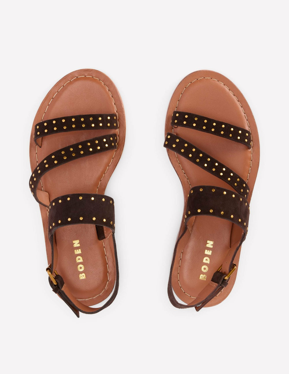 Asymmetric Sandal-Bitter Chocolate / Boden Outlet