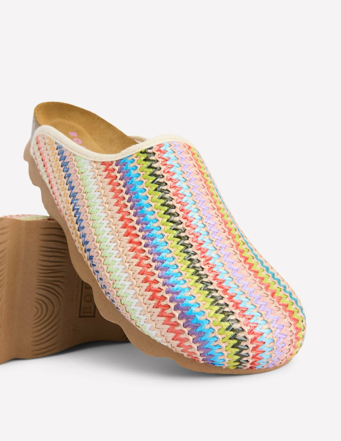 Lyla Colour Block Clogs-Multi Weave / Boden us