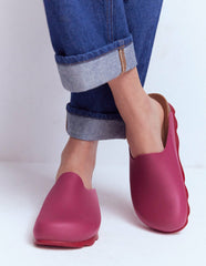 Lyla Colour Block Clogs-Pink/Red / Boden