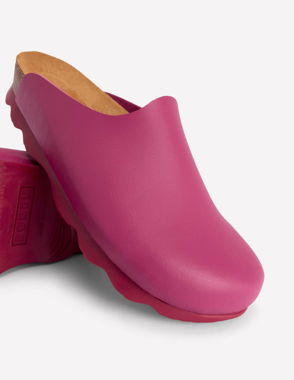 Lyla Colour Block Clogs-Pink/Red / Boden