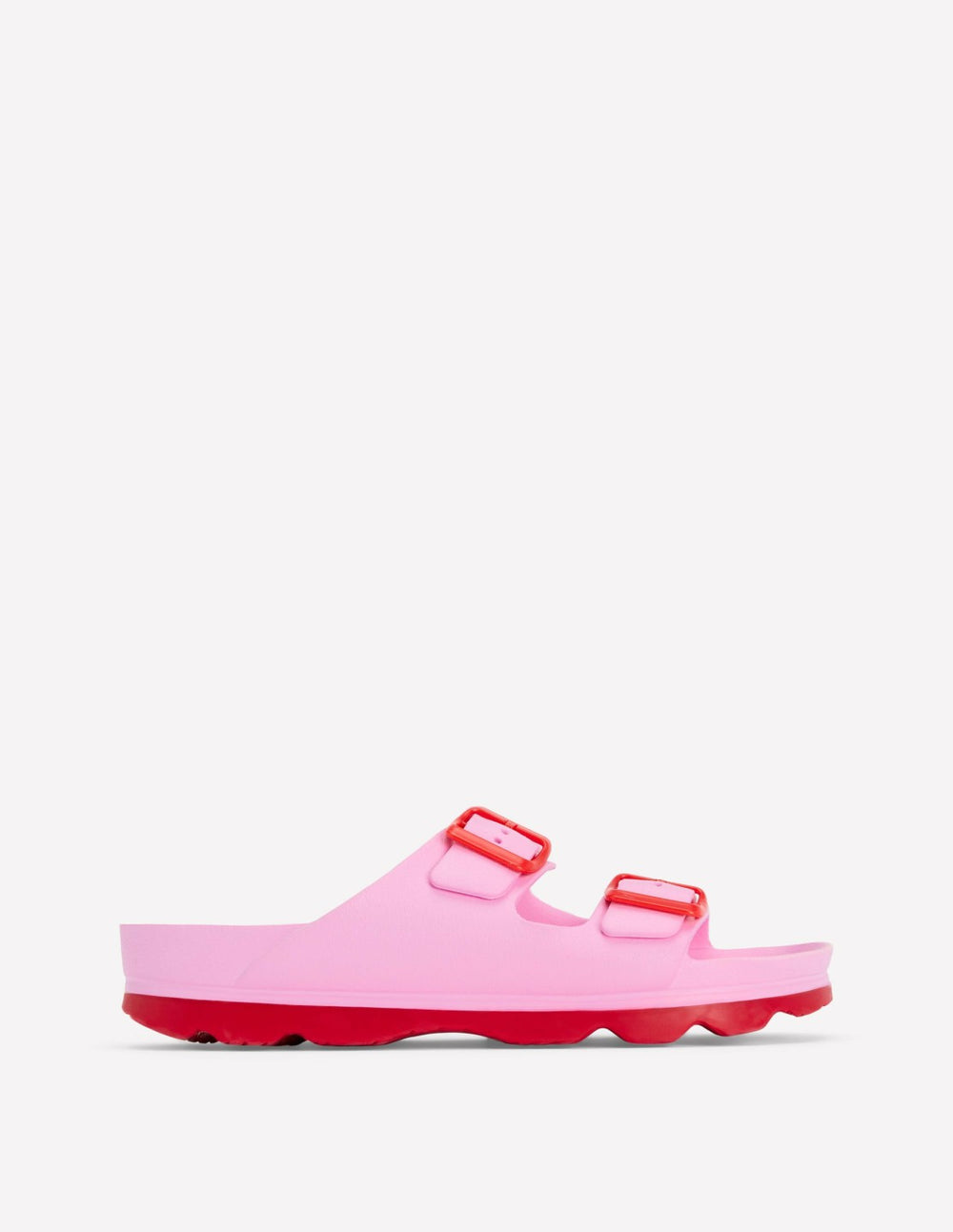 Lyla Double Buckle Sliders-Soft Pink / Boden us