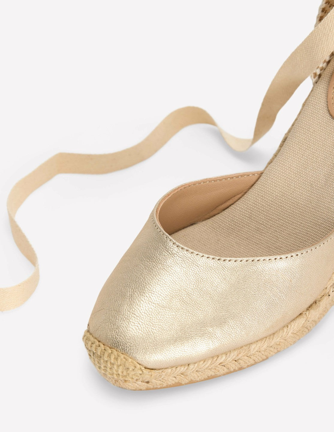 Cassie High Wedge Espadrilles-Gold / Boden Outlet