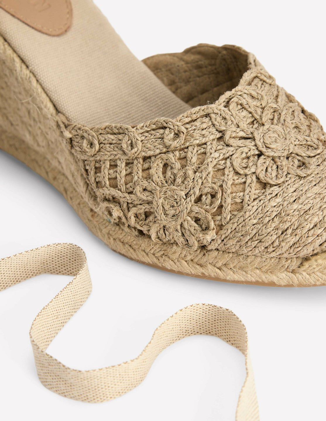 Cassie High Wedge Espadrilles-Natural / Boden Sale