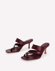 Toe Post Kitten Heel Sandal-Deep Wisteria / Boden Online