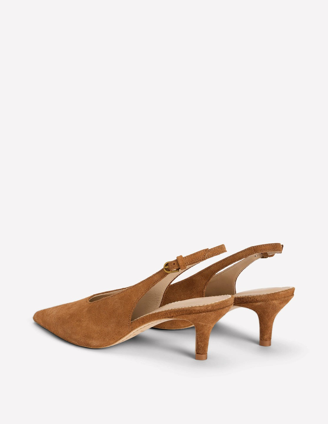 High Cut Slingback Court-Tan / Boden Outlet