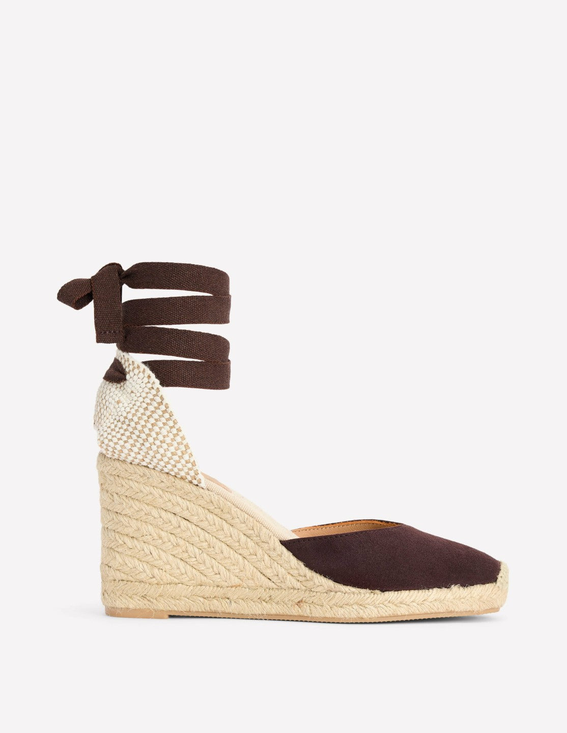 Cassie High Wedge Espadrilles-Bitter Chocolate / Boden us