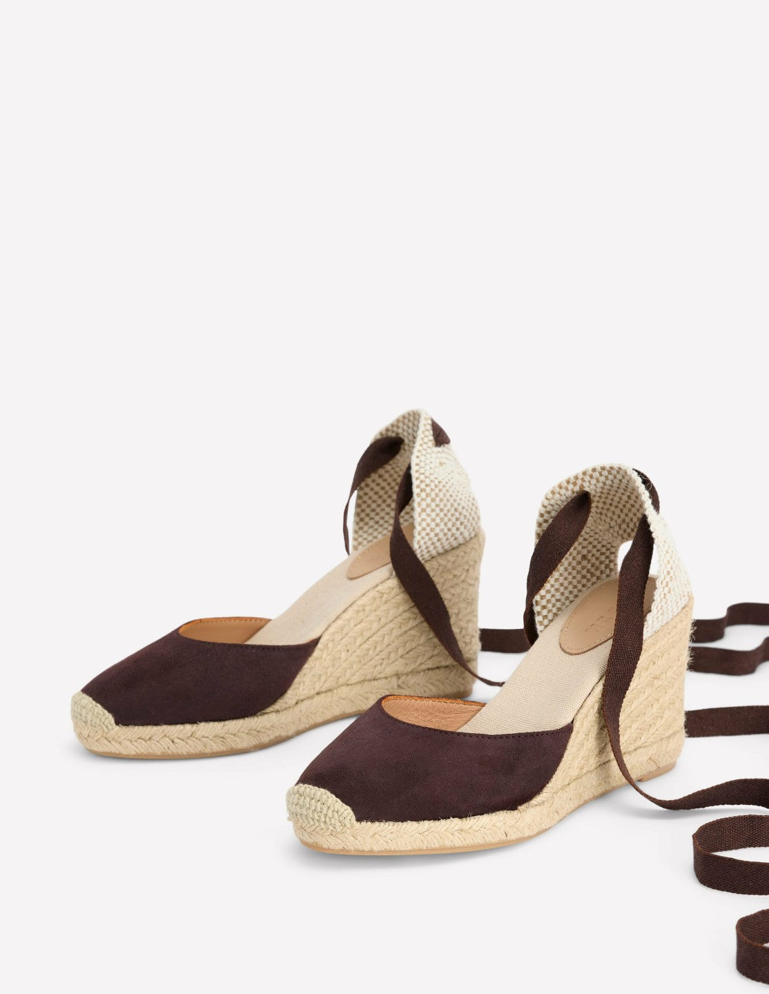Cassie High Wedge Espadrilles-Bitter Chocolate / Boden us