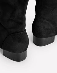 Flat Stretch Knee Boot-Black / Boden us