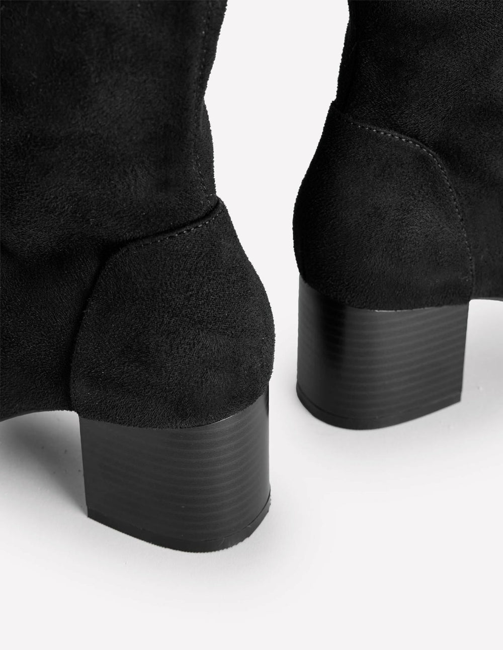 Stretch Knee Heel Boots-Black / Boden Outlet