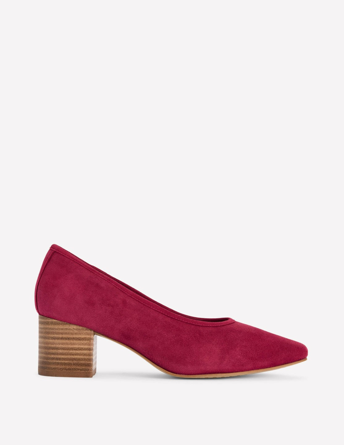 Closed Back Block Heel-Red / Boden Outlet