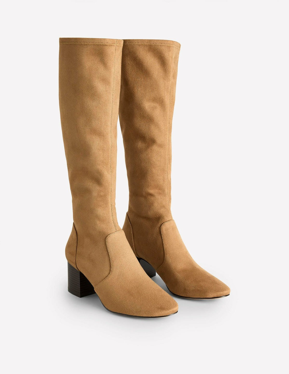 Stretch Knee Heel Boots-Acorn / Boden Sale