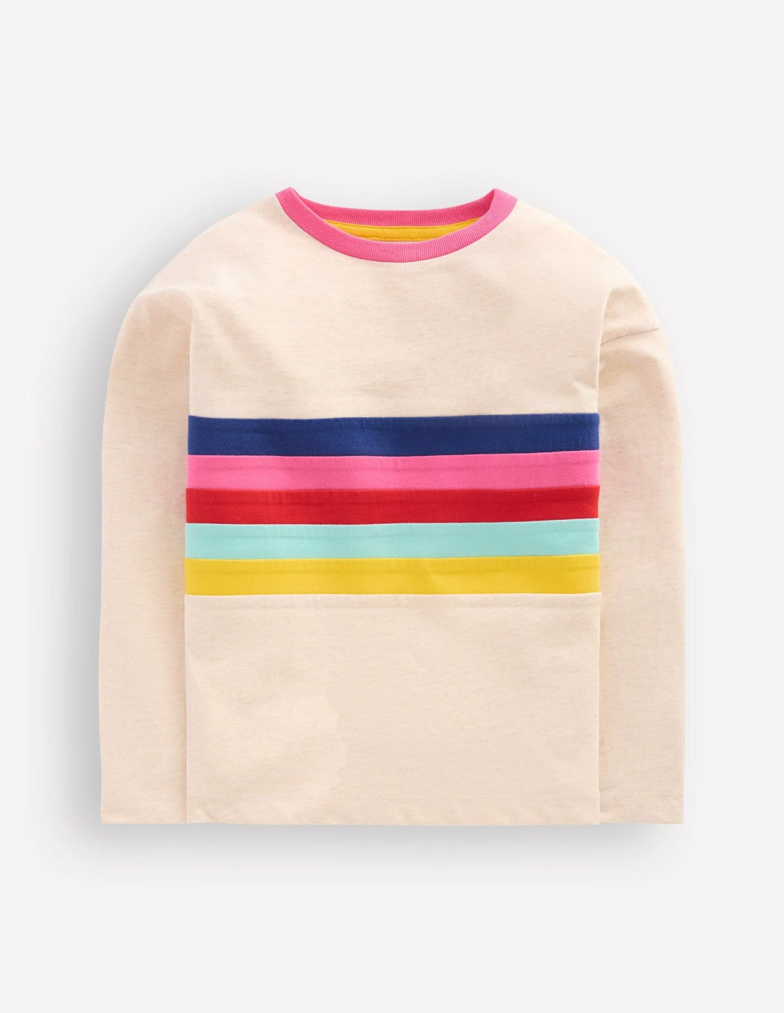 Relaxed Breton-Oatmeal Marl Stripe / Boden On sale