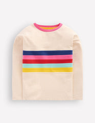 Relaxed Breton-Oatmeal Marl Stripe / Boden On sale