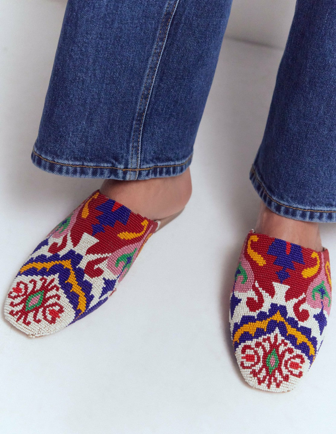 Mule Slipper Loafer-Multi Bead / Boden us