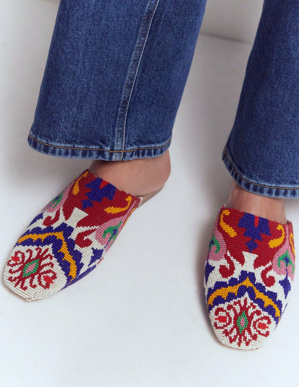 Mule Slipper Loafer-Multi Bead / Boden us
