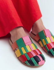 Loretta Multi Strap Clog-Multi / Boden Sale