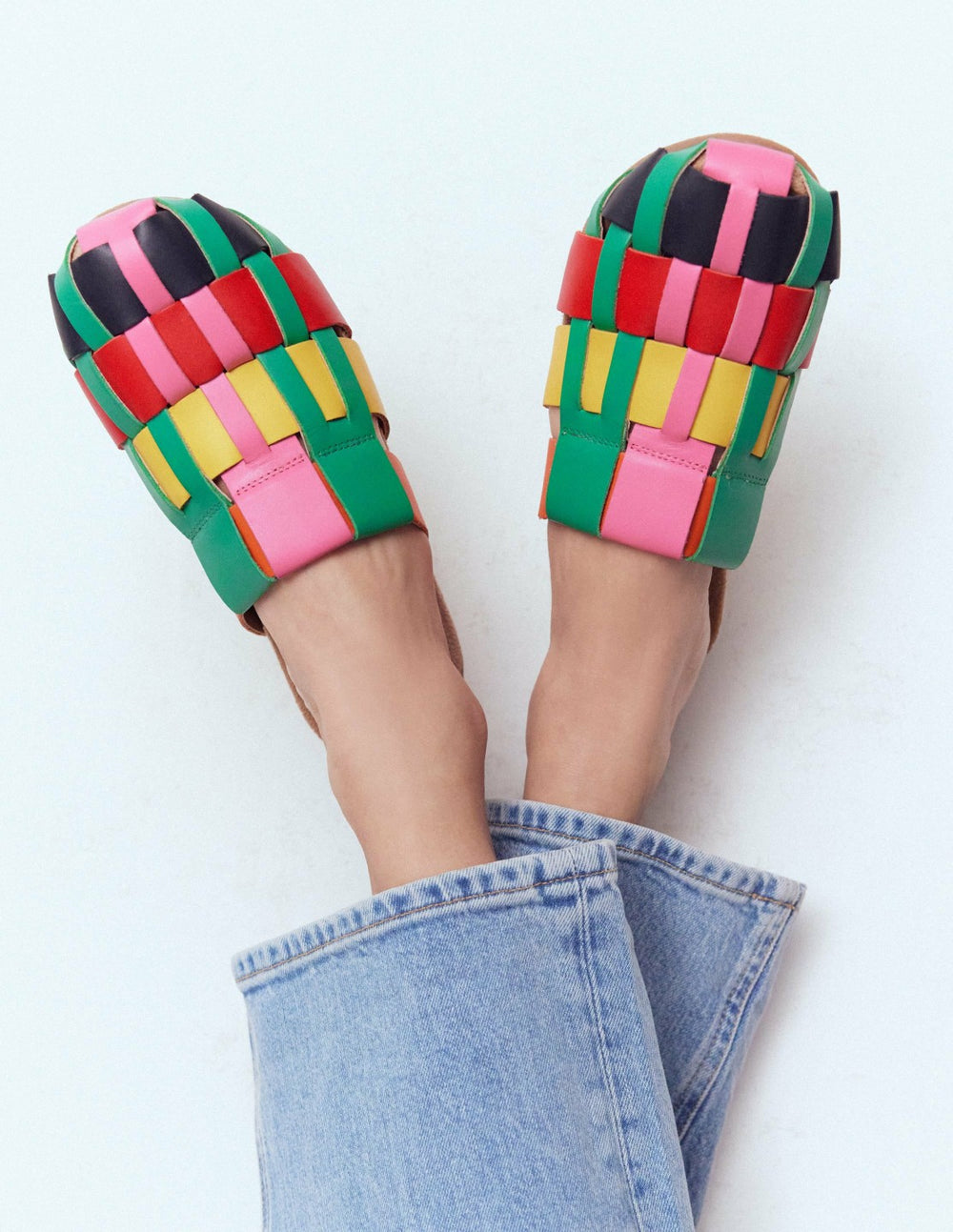 Loretta Multi Strap Clog-Multi / Boden Sale