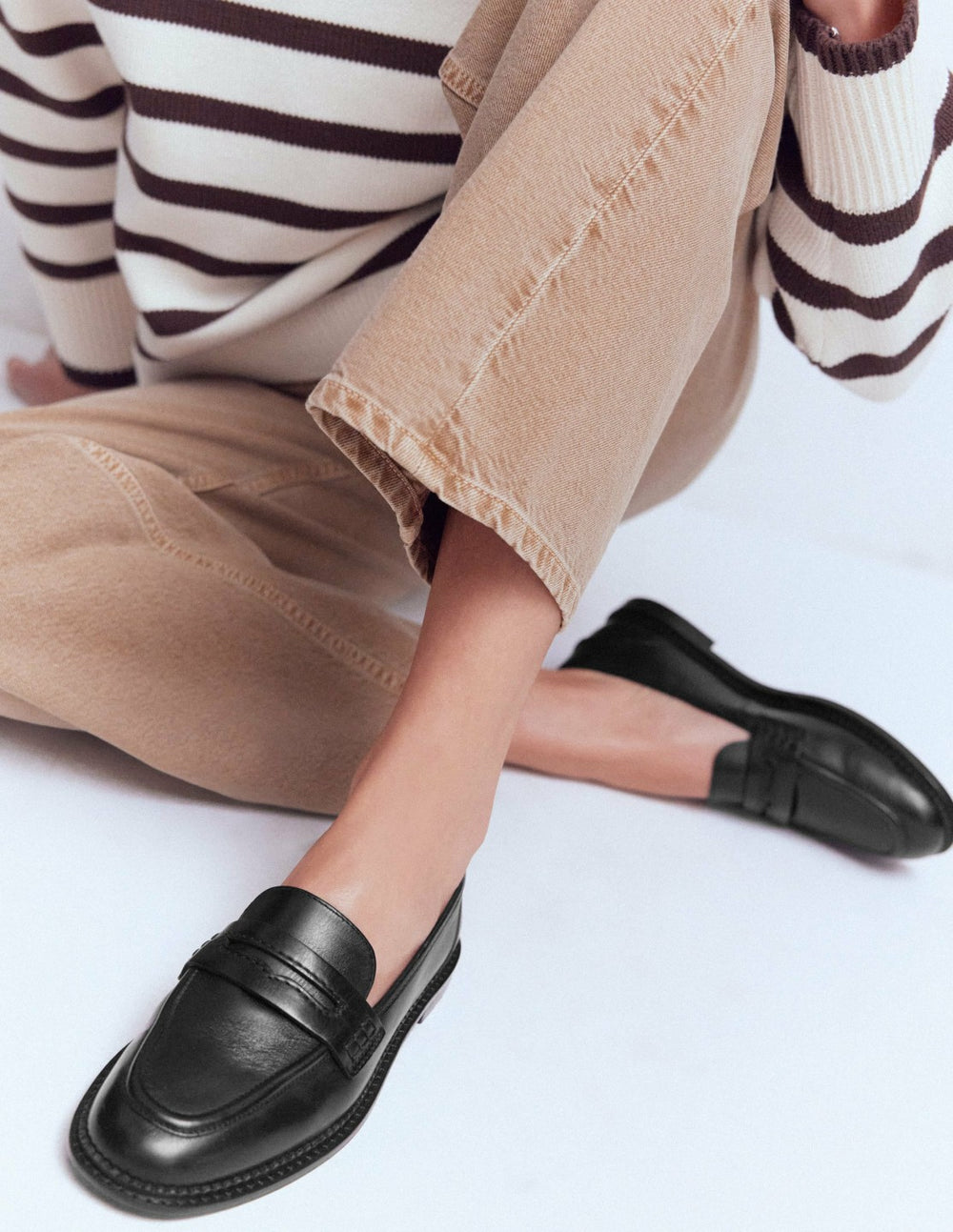 Nya Penny Loafers-Black / Boden Online