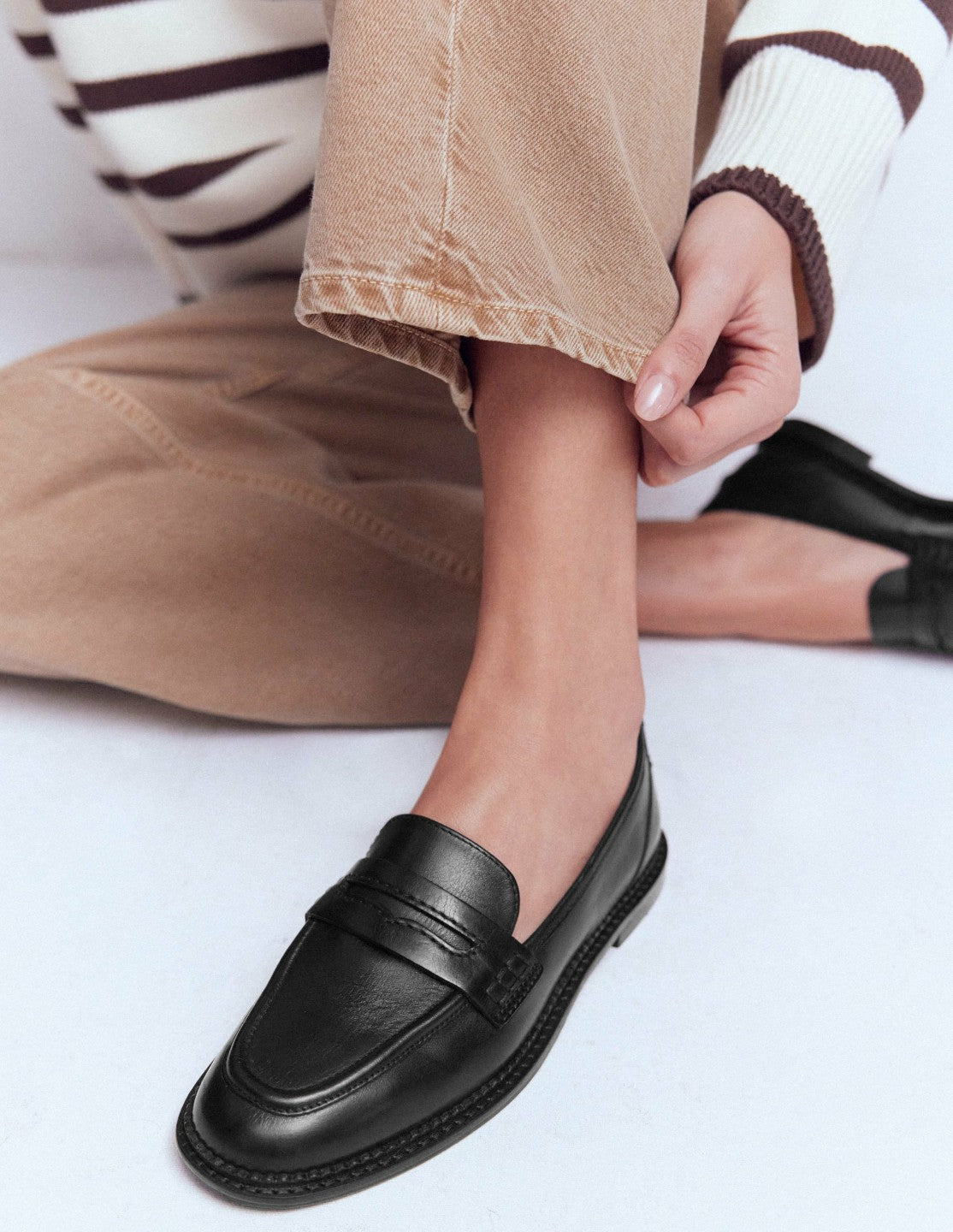 Nya Penny Loafers-Black / Boden Online