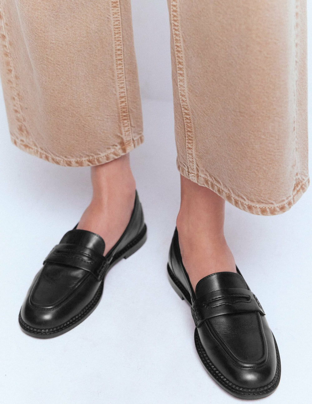 Nya Penny Loafers-Black / Boden Online