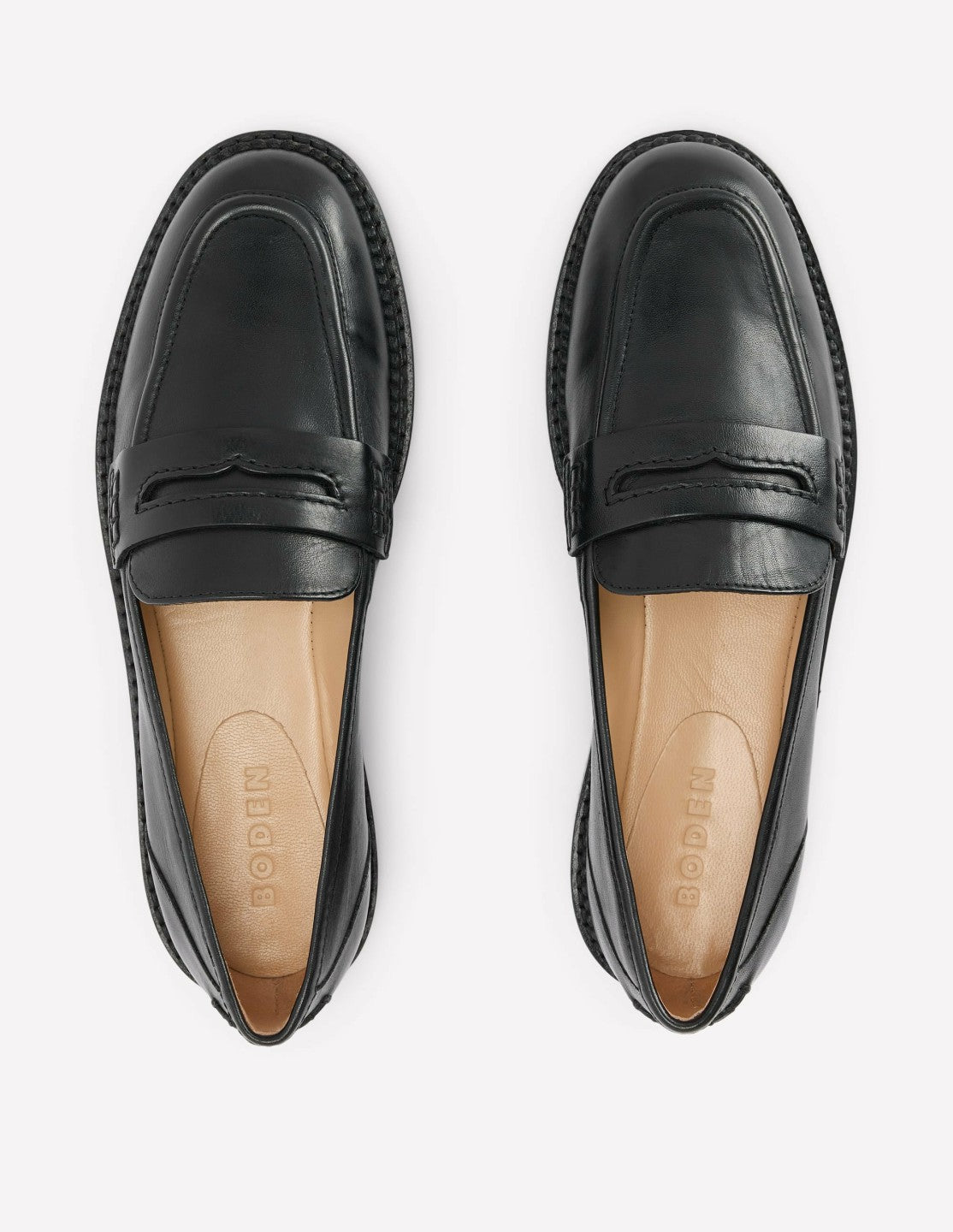 Nya Penny Loafers-Black / Boden Online