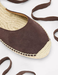 Cassie Flat Espadrilles-Bitter Chocolate / Boden Outlet