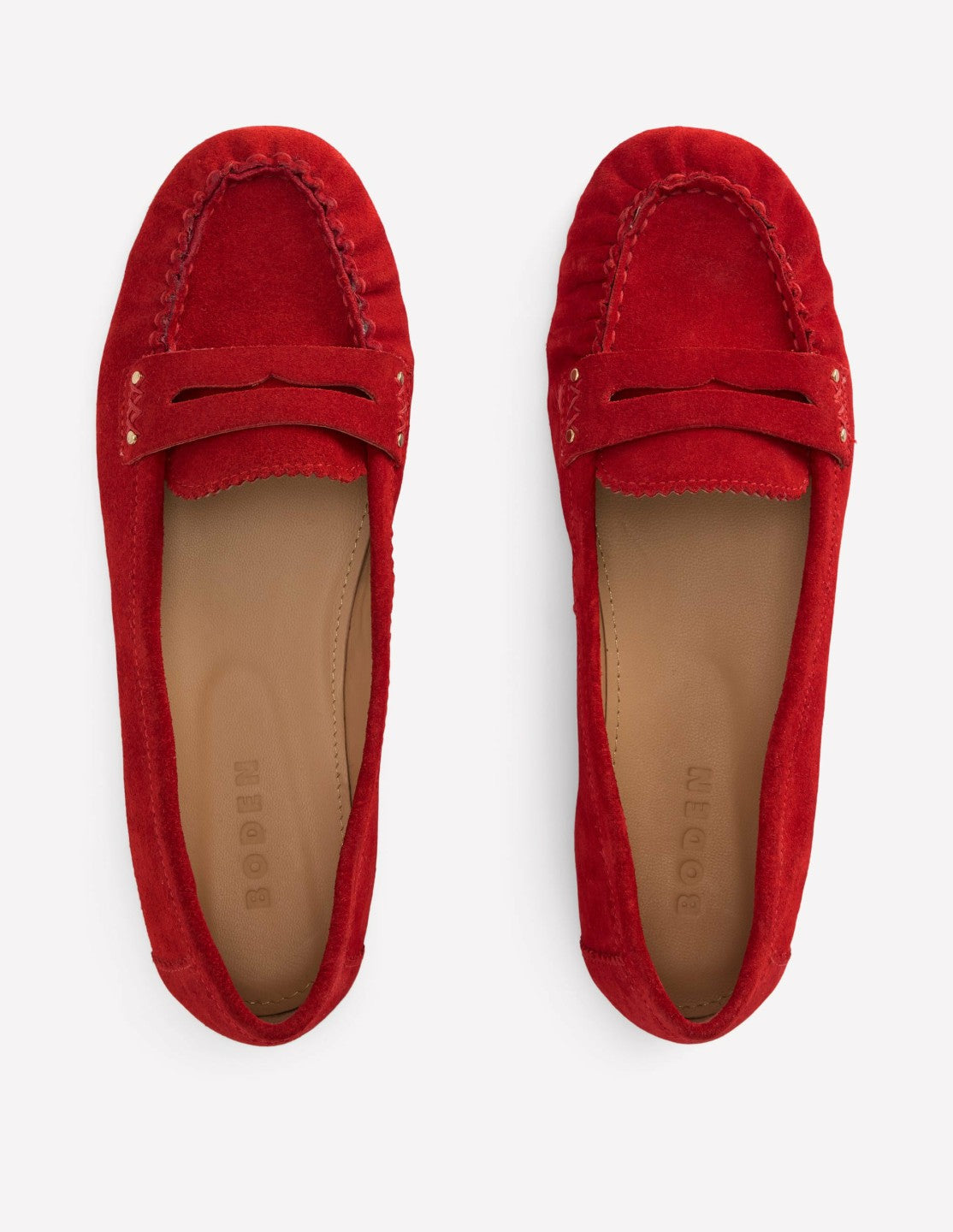 Classic Penny Loafers-Red / Boden On sale