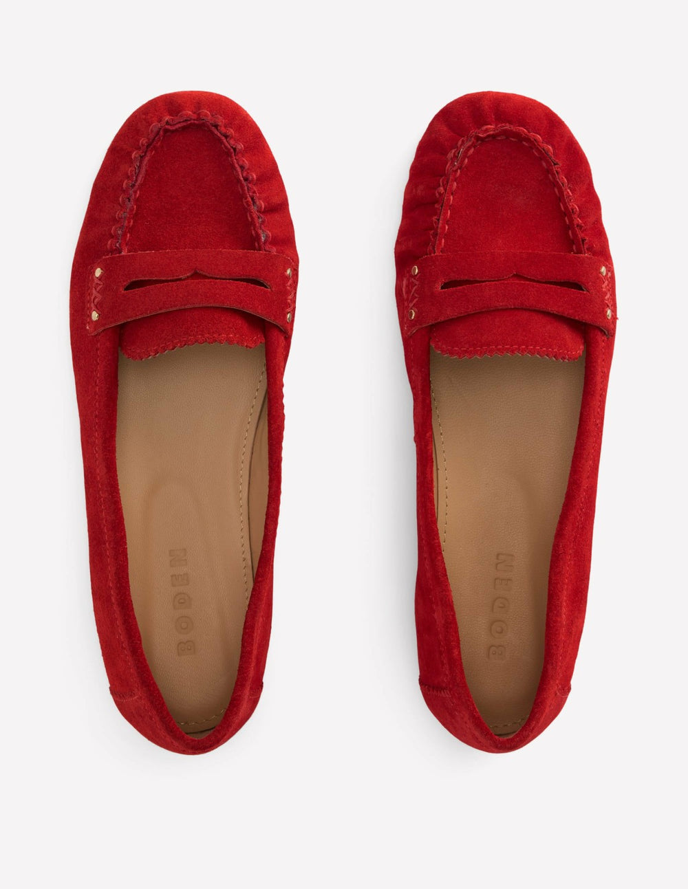Classic Penny Loafers-Red / Boden On sale