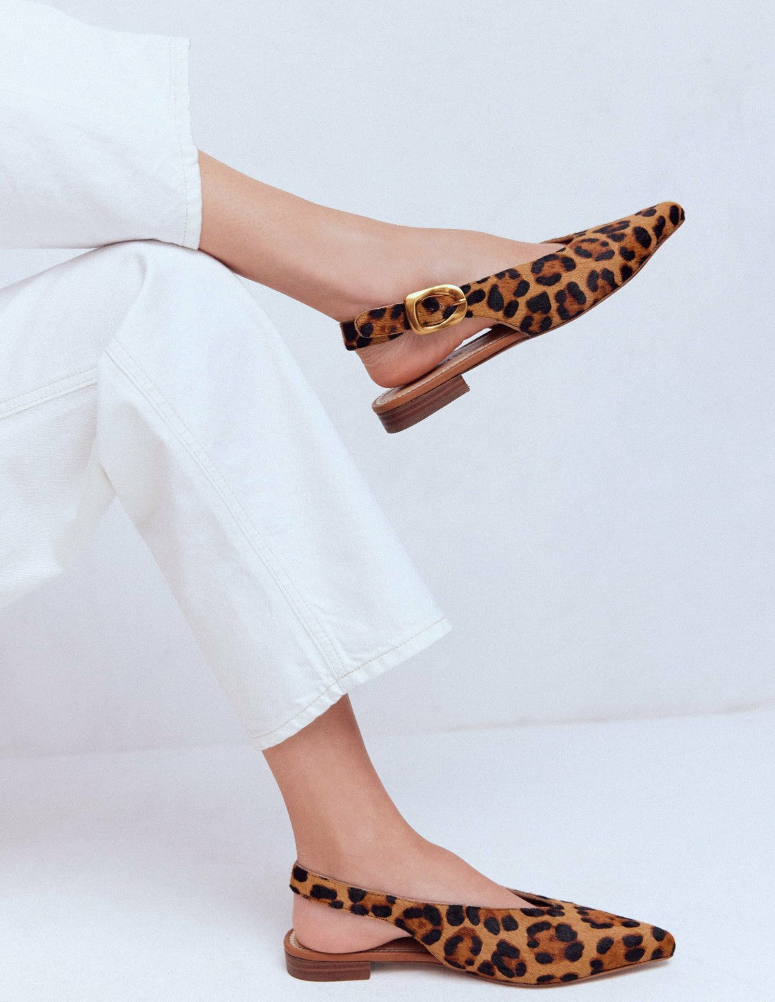 High Cut Flat Point-Classic Leopard / Boden us