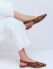 High Cut Flat Point-Classic Leopard / Boden us