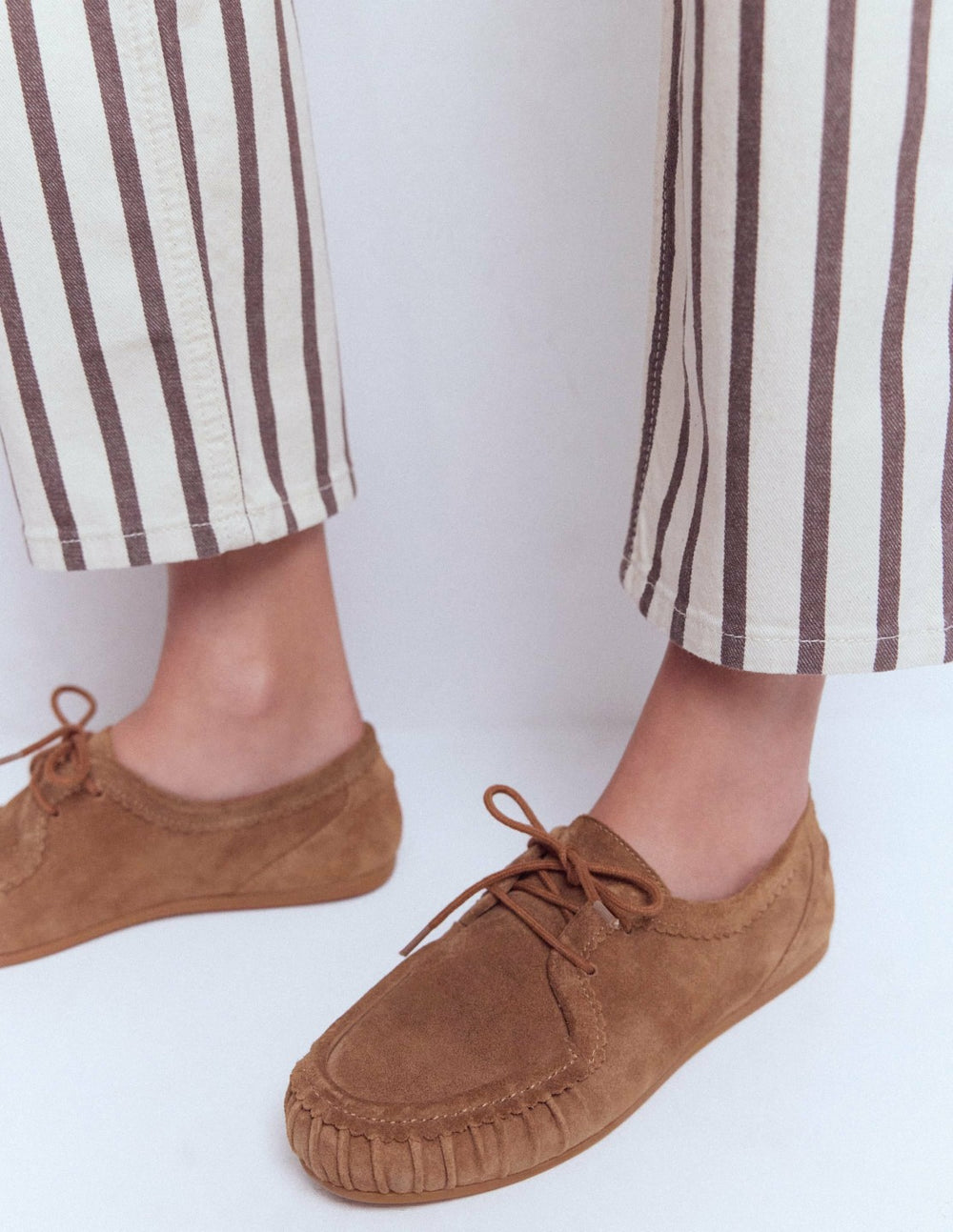 Soft Boat Shoes-Tan / Boden Sale