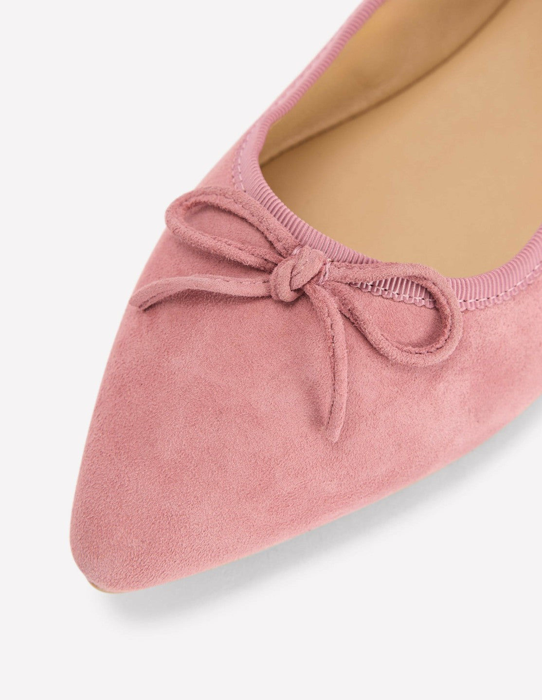 Point Flexi Sole Flats-Pink Suede / Boden Online