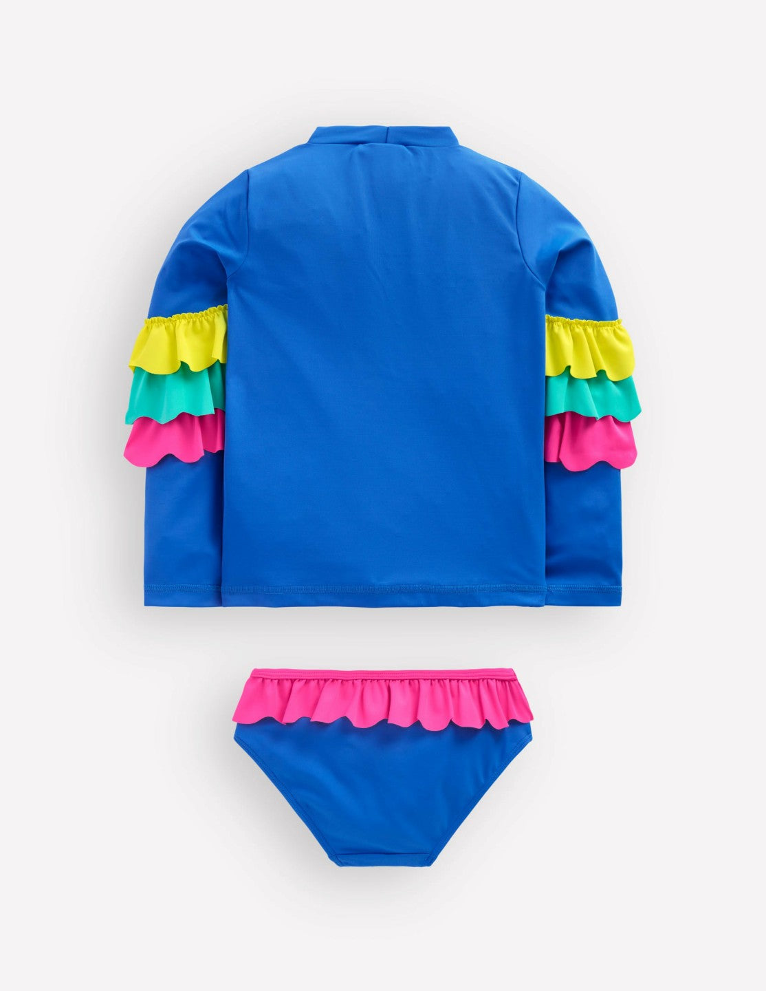 Appliqué Rash Vest Set-Azure Blue Parrot / Boden Outlet