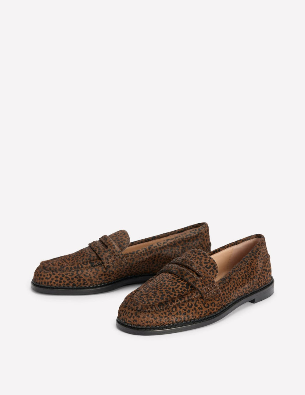Nya Penny Loafers-Mini Leopard / Boden