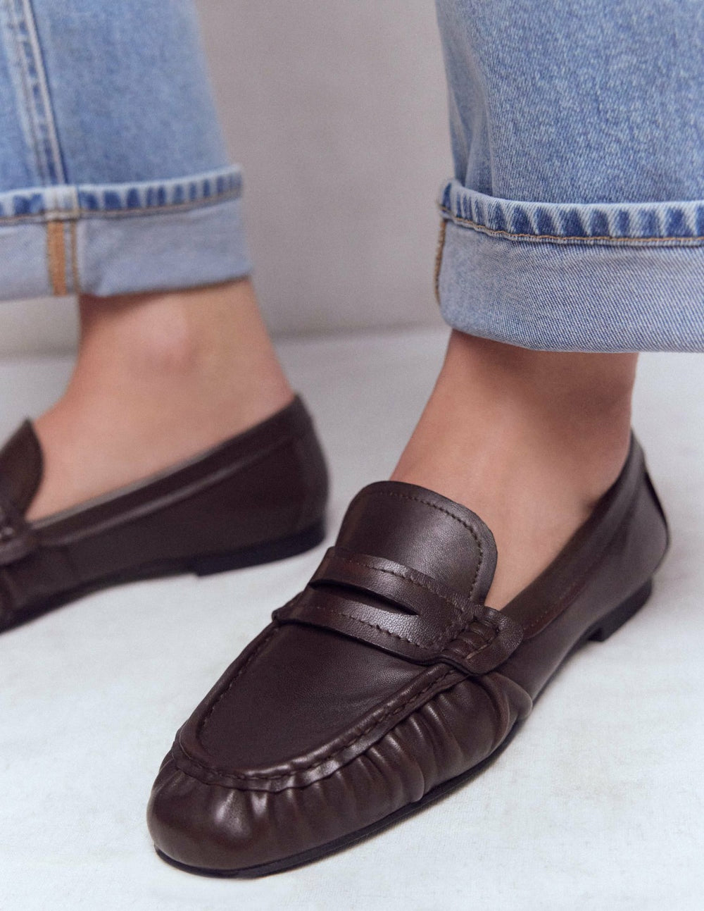 Super Soft Flexi Loafer-Bitter Chocolate / Boden Online