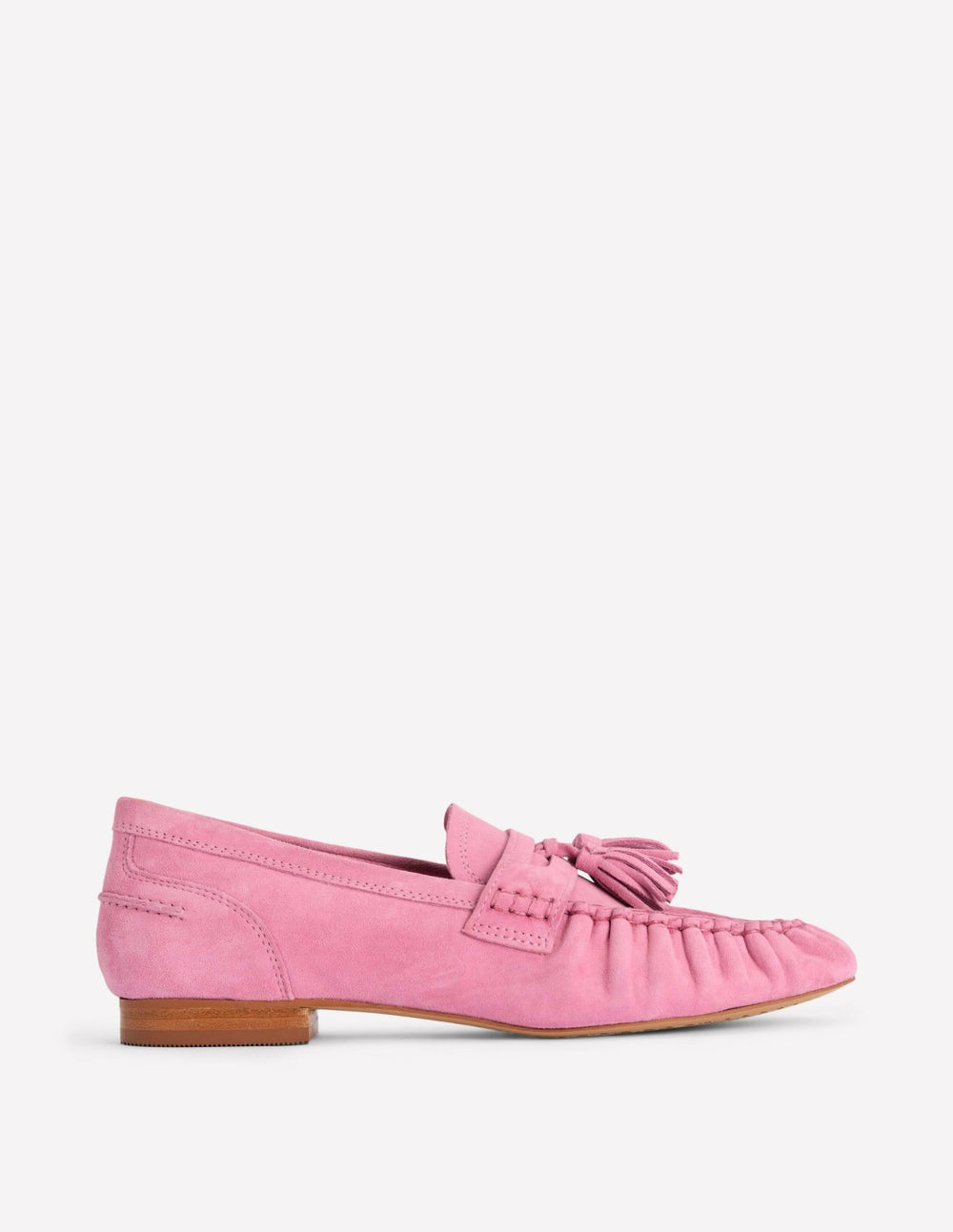 Soft Ruched Loafers-Pink Parfait / Boden On sale