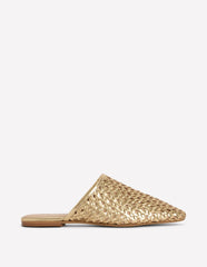 Mule Slipper Loafer-Gold Weave / Boden us