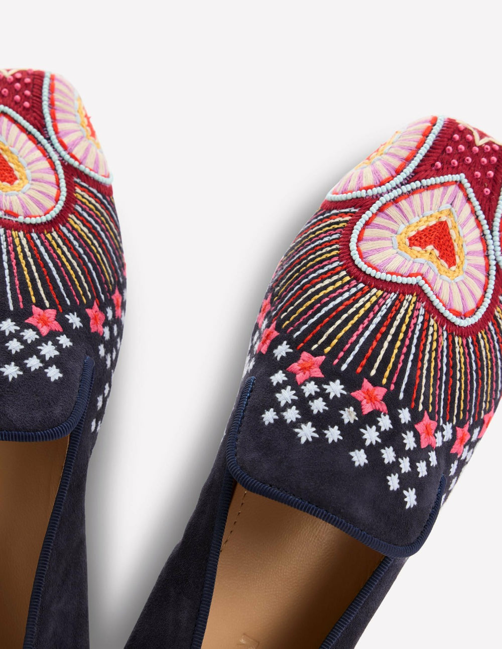 Slipper Cut Loafers-Navy / Boden