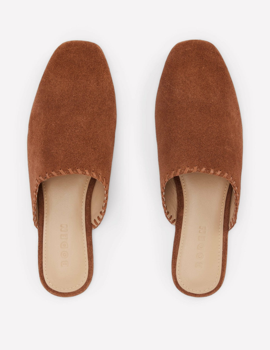 Mule Slipper Loafer-Tan Suede / Boden Online