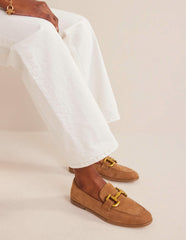 Iris Snaffle Loafers-Ginger Snap Suede / Boden On sale