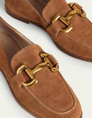 Iris Snaffle Loafers-Ginger Snap Suede / Boden On sale