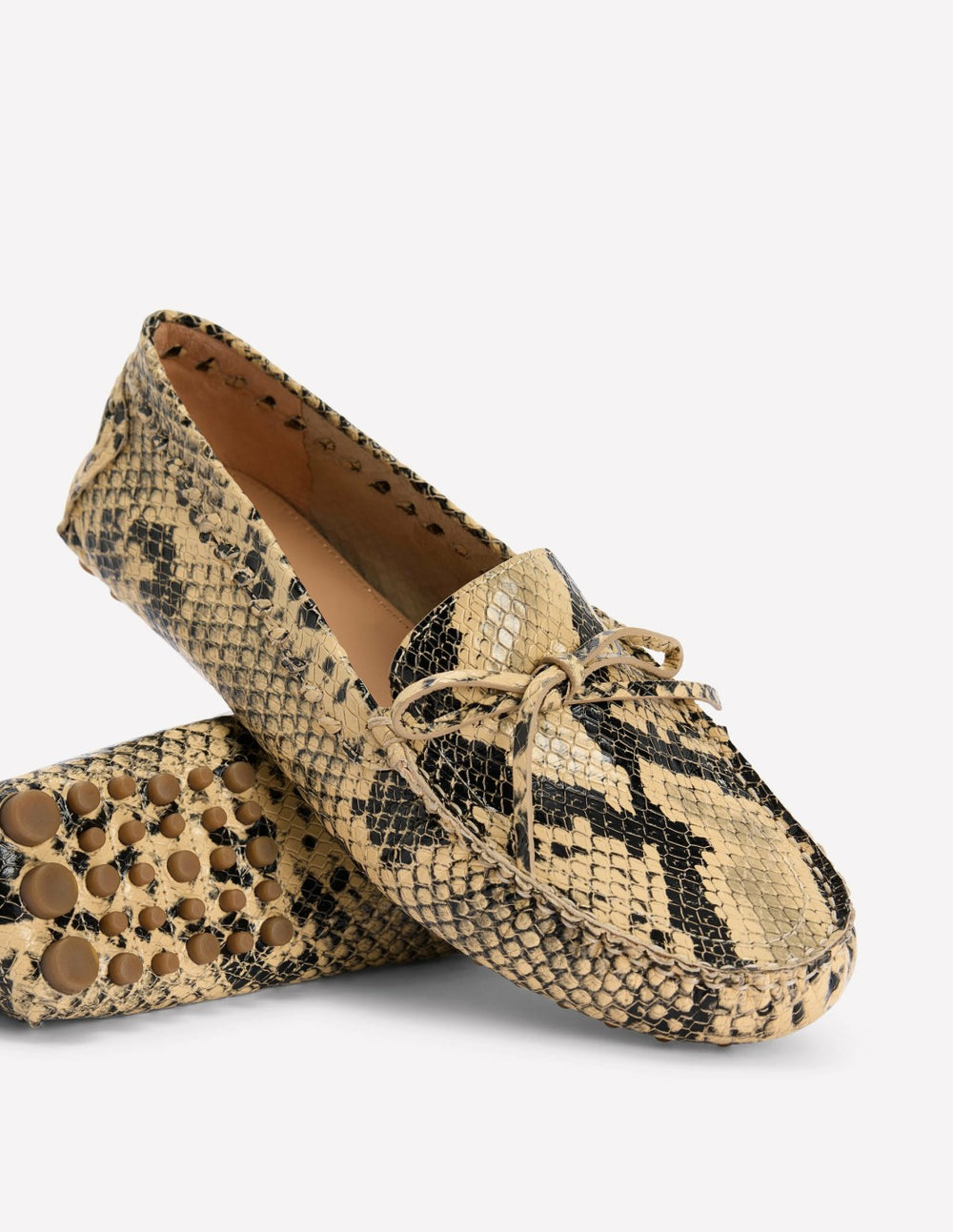 Heidi Stitched Soft Loafers-Snake / Boden us