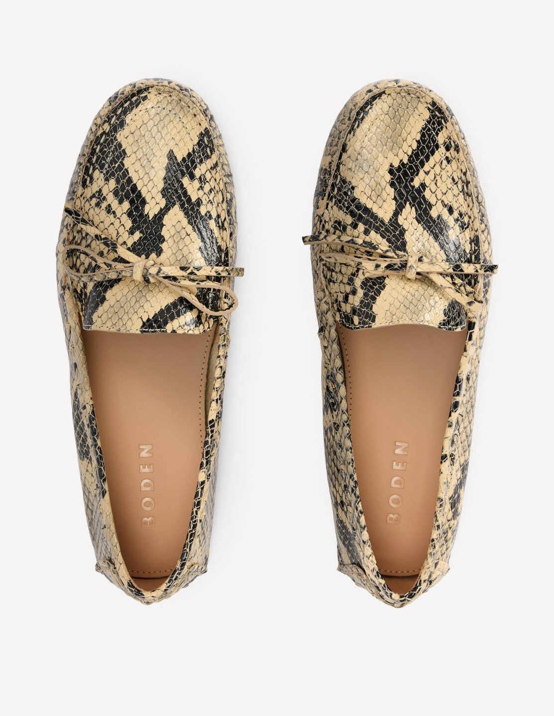 Heidi Stitched Soft Loafers-Snake / Boden us